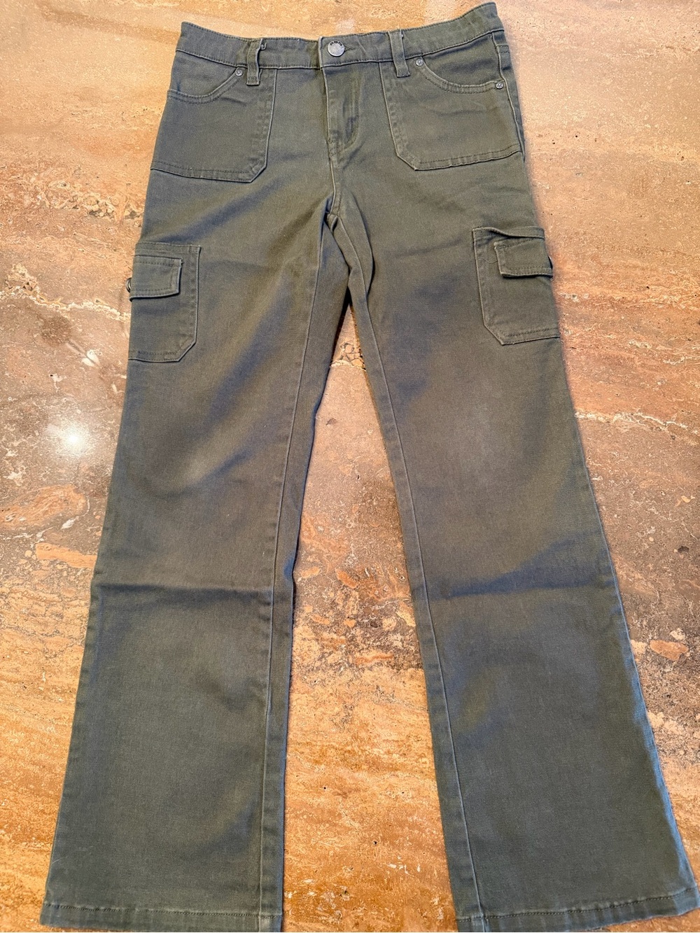 RSQ Girls Olive Green Cargo Jeans